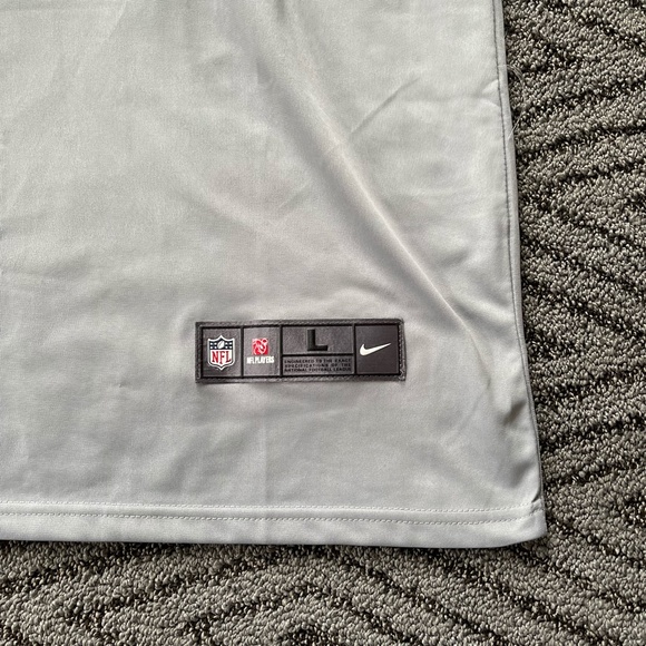 Seattle Seahawks Jersey Mens Large Russel Wilson #3 Gray Nike on Field NFL - Picture 2 of 5